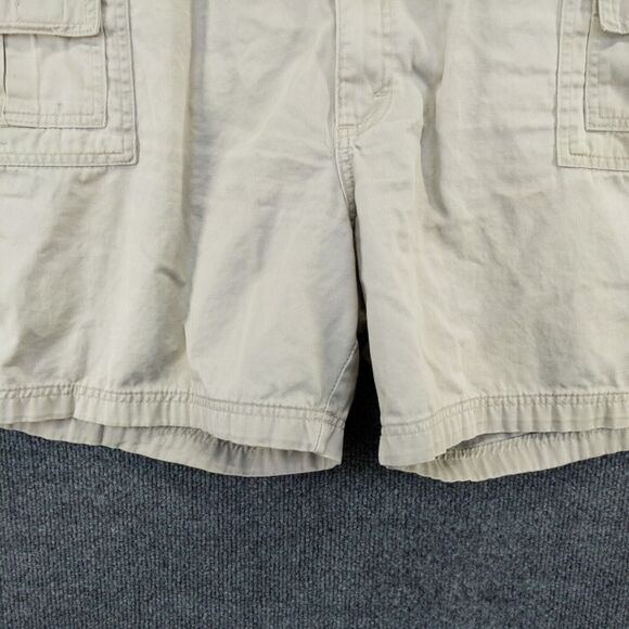 Wrangler Timber Creek Mens Cargo Shorts Tan Size 44 Pockets Cotton - Picture 7 of 14